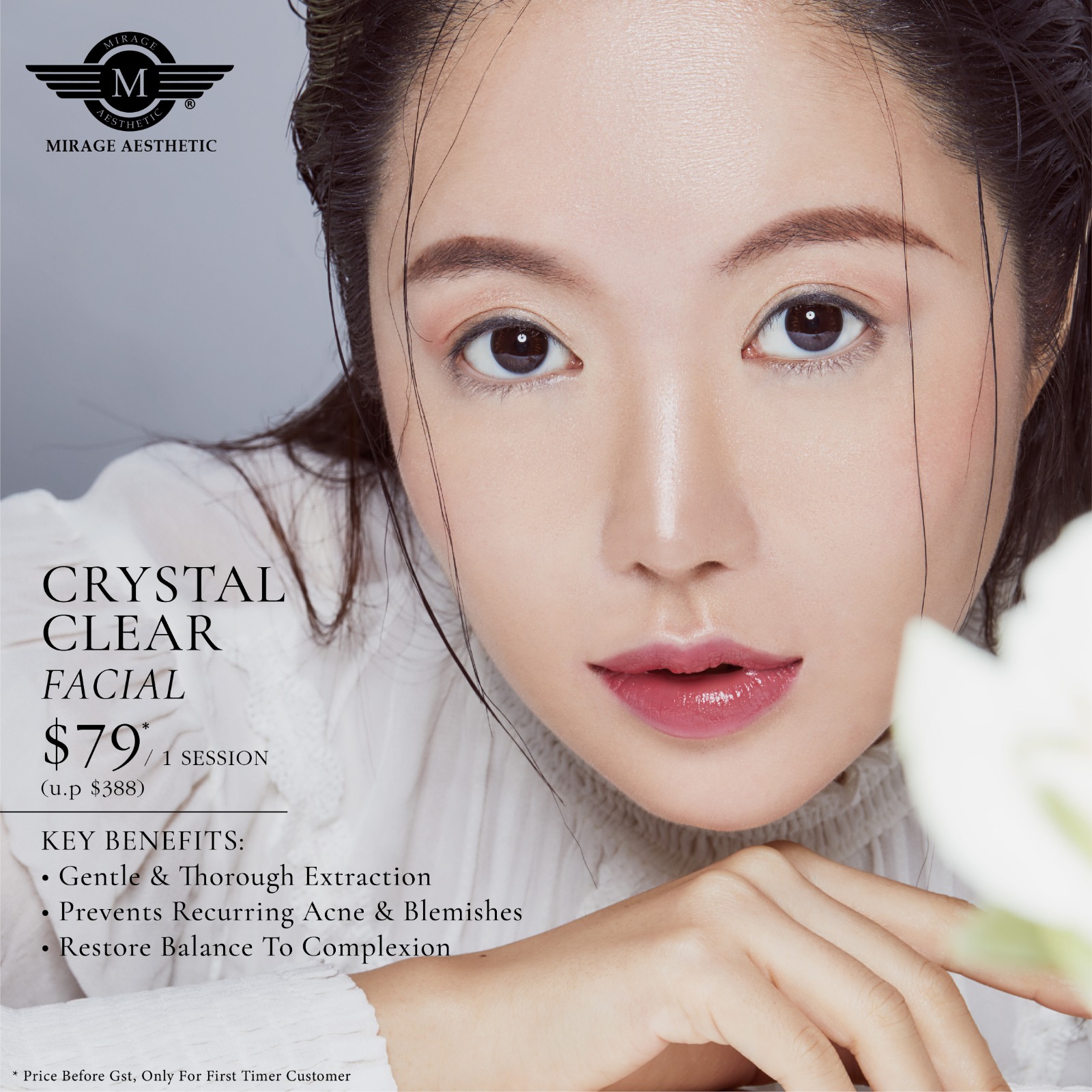 crystal clear face shield